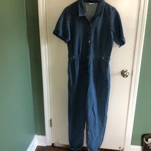 Top Shop Denim Coveralls